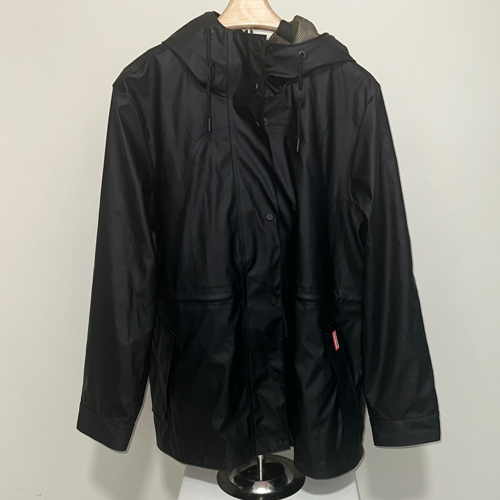 Hunter Black Abbey Rain Jacket